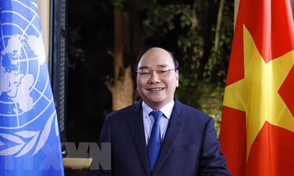 Chủ tịch nước Nguyễn Xuân Phúc: Việt Nam tự tin, sẵn sàng gánh vác nhiều trọng trách quốc tế