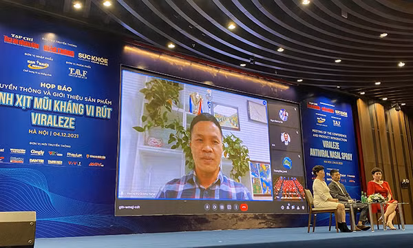 Giới thiệu sản phẩm bình xịt mũi Viraleze phòng Covid-19