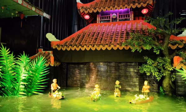 Rối nước kết duyên hát bội, rối bóng, kịch nói