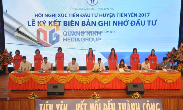 Hội nghị Xúc tiến đầu tư huyện Tiên Yên 2017, tháng 8-2017