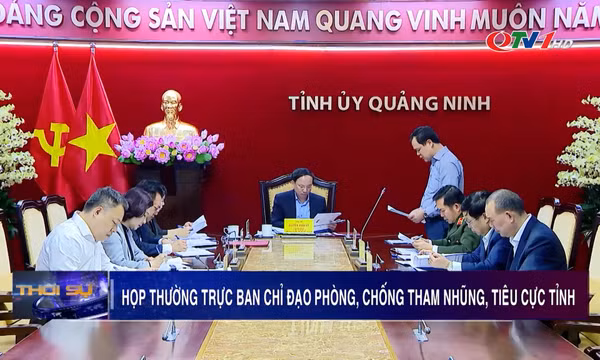 Họp Thường trực Ban Chỉ đạo phòng, chống tham nhũng, tiêu cực tỉnh