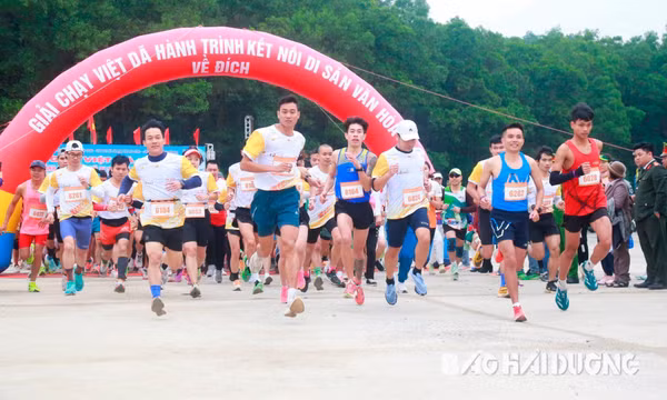 Khai mạc Giải việt dã “Hành trình kết nối di sản văn hoá” tỉnh Hải Dương mở rộng lần thứ nhất năm 2024