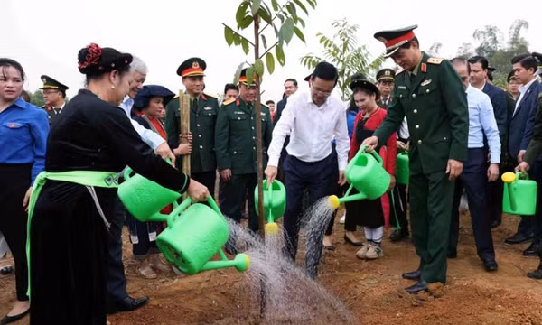 Chủ tịch nước Võ Văn Thưởng dự “Tết trồng cây đời đời nhớ ơn Bác Hồ” Xuân Giáp Thìn năm 2024