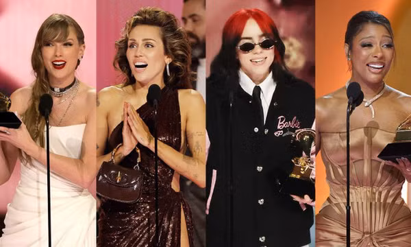 Miley Cyrus, Taylor Swift lập kỷ lục cá nhân ở Grammy 2024