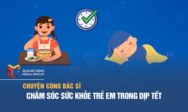 Chăm sóc sức khỏe trẻ em trong dịp Tết
