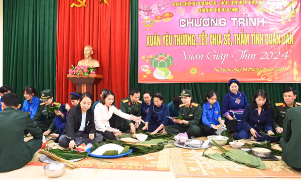 TP Hạ Long: Chương trình “Tết chia sẻ, thắm tình quân dân” 