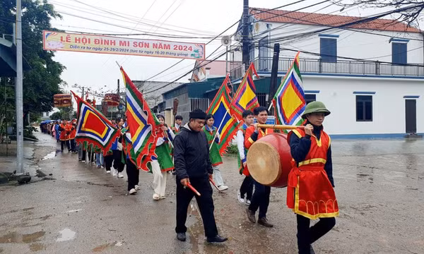 Khai hội Đình Mi Sơn, huyện Hải Hà năm 2024