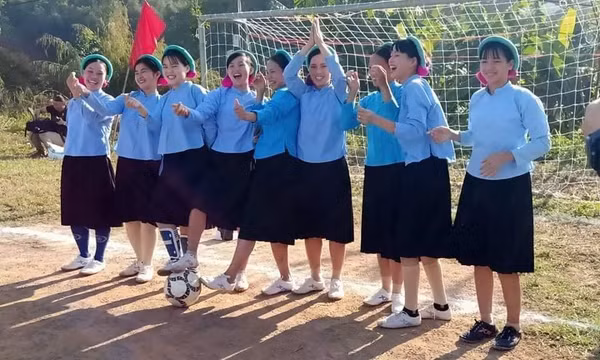  Nét đẹp văn hóa bóng đá nữ Bình Liêu