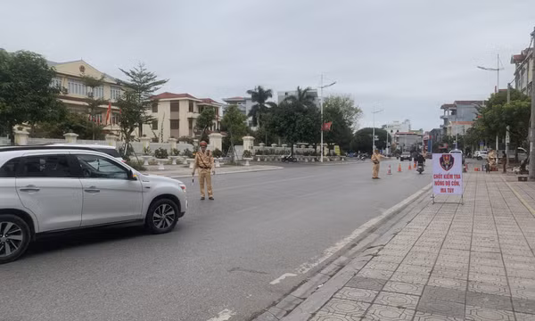 Đảm bảo trật tự ATGT từ đầu năm