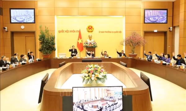 Thông qua nghị quyết quy định về Kỷ niệm chương 'Vì sự nghiệp Quốc hội Việt Nam'