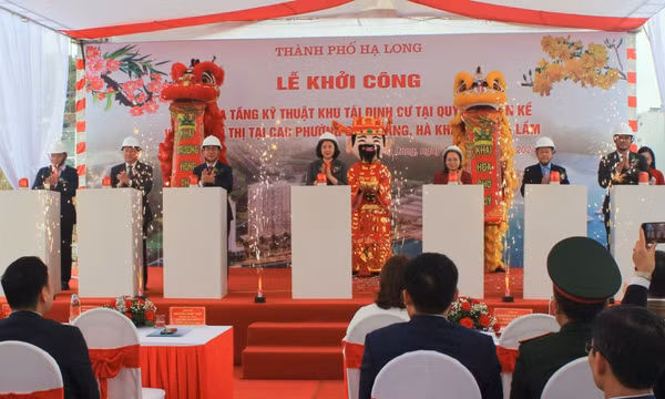 Khởi công Dự án Hạ tầng kỹ thuật khu tái định cư