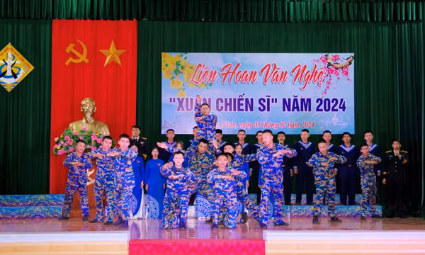 Lữ đoàn 147: Liên hoan văn nghệ “Xuân chiến sĩ” năm 2024