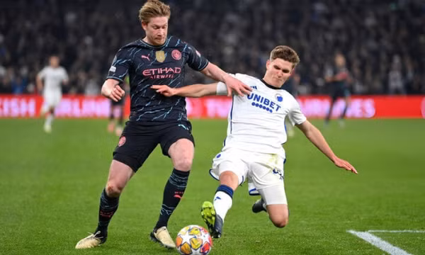 Kết quả Cúp C1: De Bruyne ghi dấu ấn, Man City thắng dễ Copenhagen