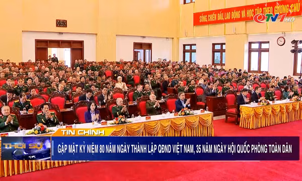 Gặp mặt kỷ niệm 80 năm Ngày thành lập QĐND Việt Nam, 35 năm Ngày hội Quốc phòng toàn dân