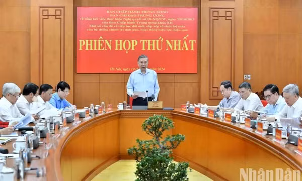 Cuộc cách mạng tinh gọn bộ máy: Nâng cao năng lực lãnh đạo, năng lực cầm quyền và sức chiến đấu của Đảng