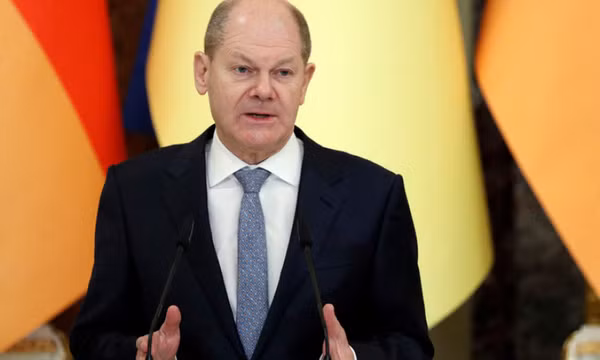 Thủ tướng Đức Olaf Scholz bất ngờ đến thăm Ukraine
