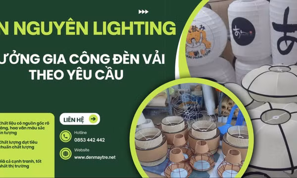 Xưởng gia công chụp đèn vải theo yêu cầu giá rẻ, chất lượng, đáng tin cậy