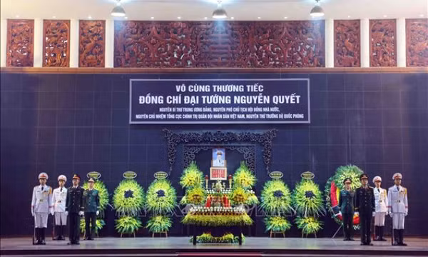 Tổ chức trọng thể Lễ tang Đại tướng Nguyễn Quyết