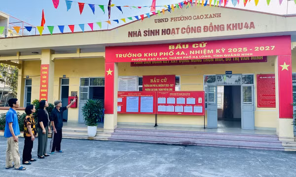 TP Hạ Long: Các điểm tổ chức bầu cử đã sẵn sàng