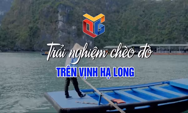 Trải nghiệm chèo đò trên Vịnh Hạ Long