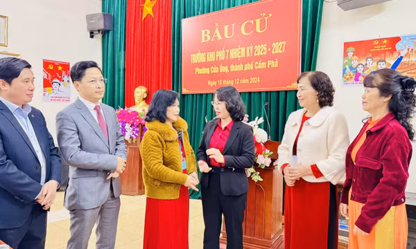 Các đồng chí lãnh đạo tỉnh dự bầu cử trưởng thôn, bản, khu phố nhiệm kỳ 2025-2027
