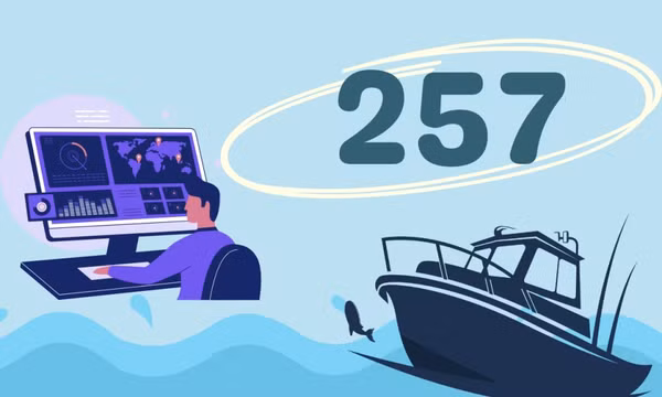 257 - là số lượng tàu cá của tỉnh hoạt động vùng khơi đã lắp đặt giám sát hành trình