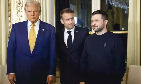 Lãnh đạo Pháp và Ukraine hội đàm kín với Tổng thống đắc cử Mỹ Donald Trump