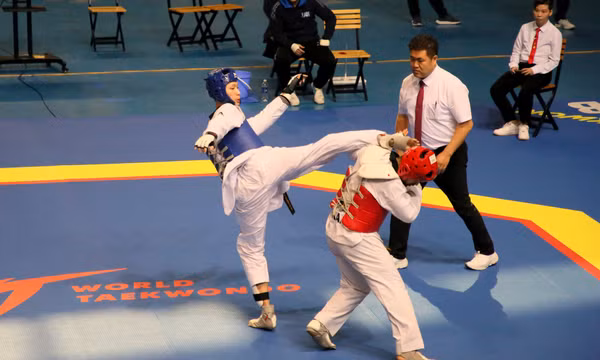 Các trận đấu Taekwondo hấp dẫn, kịch tính chính thức khởi tranh