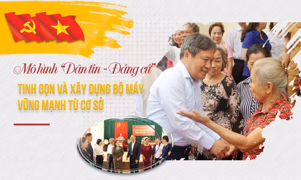Mô hình “Dân tin – Đảng cử” – Tinh gọn và xây dựng bộ máy vững mạnh từ cơ sở
