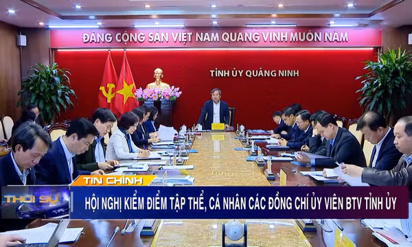 Hội nghị kiểm điểm tập thể, cá nhân các đồng chí Ủy viên BTV Tỉnh ủy