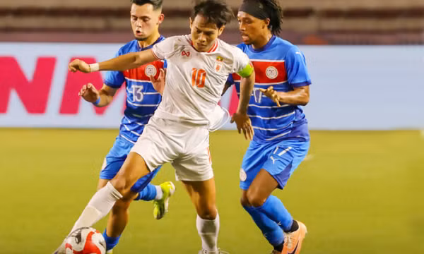 VAR giúp Philippines thoát thua Myanmar