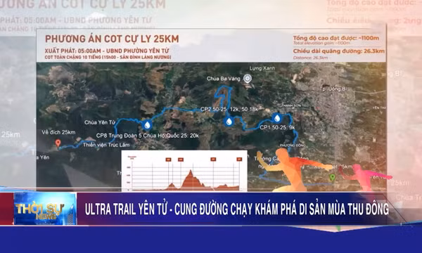 Ultra Trail Yên Tử - Cung đường chạy khám phá Di sản mùa Thu Đông