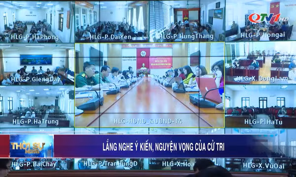 Lắng nghe ý kiến, nguyện vọng của cử tri