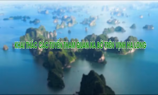 Khai thác các tuyến tham quan xa bờ trên Vịnh Hạ Long