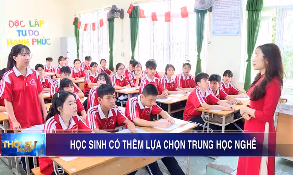 Học sinh có thêm lựa chọn trung học nghề