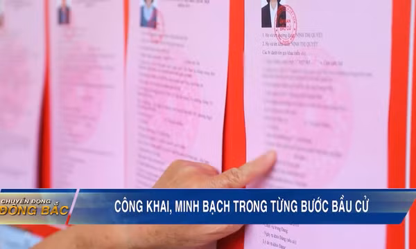 Công khai, minh bạch trong từng bước bầu cử