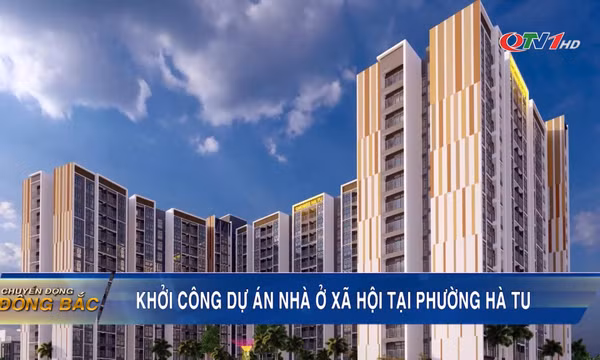 Khởi công dự án nhà ở xã hội tại phường Hà Tu
