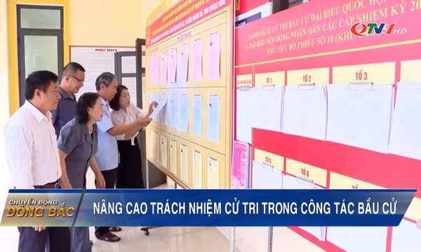 Nâng cao trách nhiệm cử tri trong công tác bầu cử