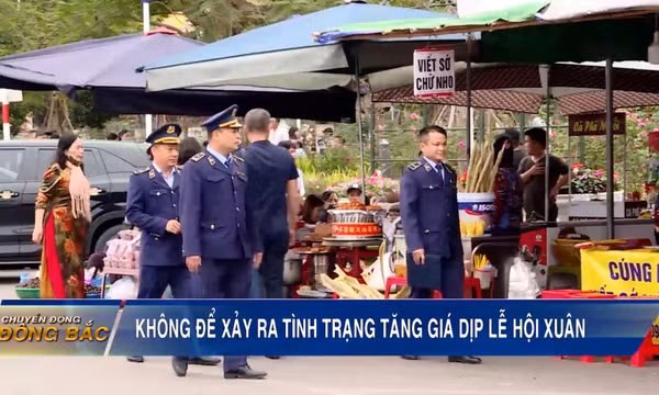 Không để xảy ra tình trạng tăng giá dịp lễ hội xuân
