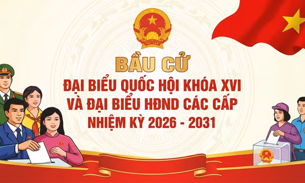 Bầu cử đại biểu Quốc hội khóa XVI và đại biểu HĐND các cấp, nhiệm kỳ 2026 - 2031