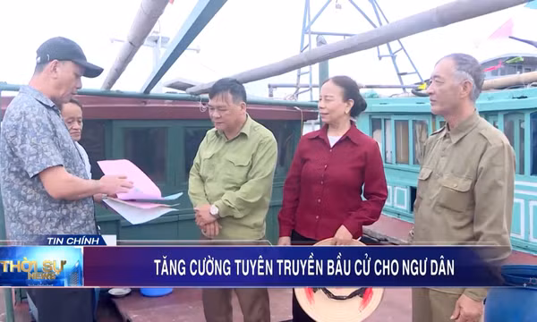 Tăng cường tuyên truyền bầu cử cho ngư dân
