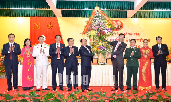Đại hội Đại biểu Đảng bộ thị xã Quảng Yên lần thứ XX, nhiệm kỳ 2015- 2020