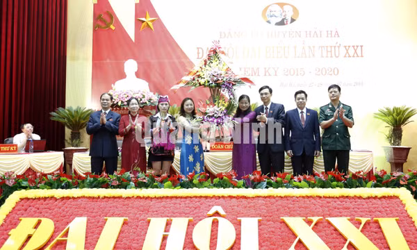 Đại hội đại biểu Đảng bộ huyện Hải Hà lần thứ XXI, nhiệm kỳ 2015-2020