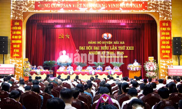 Đại hội Đại biểu Đảng bộ huyện Hải Hà lần thứ XXII, tháng 7-2020