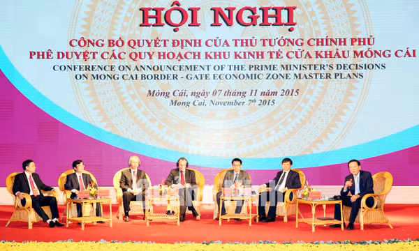 Công bố các quy hoạch Khu kinh tế cửa khẩu Móng Cái, tháng 11-2015