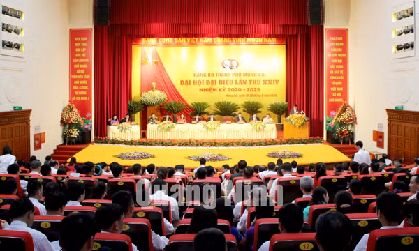 Đại hội Đại biểu Đảng bộ TP Móng Cái lần thứ XXIV, nhiệm kỳ 2020-2025, tháng 5-2020