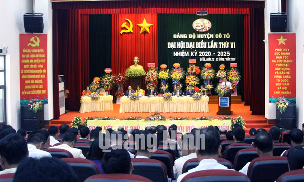 Đại hội đại biểu Đảng bộ huyện Cô Tô lần thứ VI, tháng 7-2020