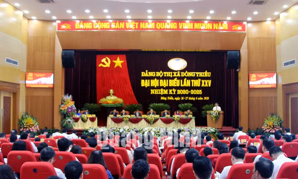 Đại hội đại biểu Đảng bộ TX Đông Triều lần thứ XXV, tháng 6-2020