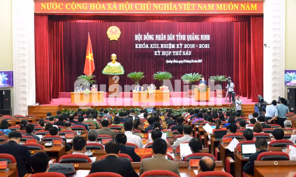 Kỳ họp thứ 6, HĐND tỉnh khóa XIII, tháng 10-2017