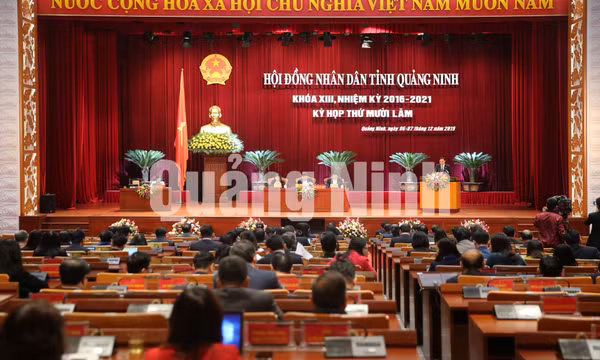 Kỳ họp thứ 15, HĐND tỉnh khóa XIII, tháng 12-2019